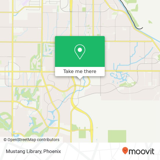 Mustang Library map