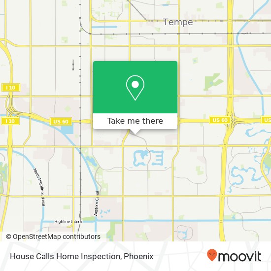 House Calls Home Inspection map