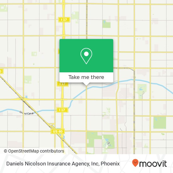 Mapa de Daniels Nicolson Insurance Agency, Inc