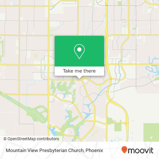 Mapa de Mountain View Presbyterian Church