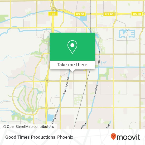 Good Times Productions map