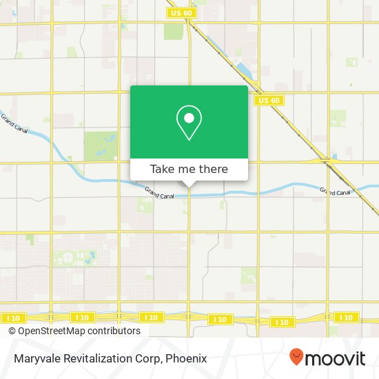 Maryvale Revitalization Corp map