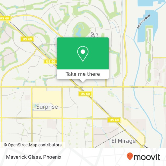 Maverick Glass map