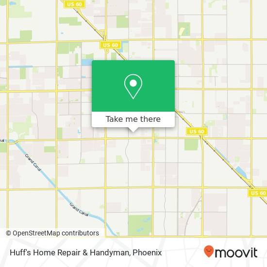 Huff's Home Repair & Handyman map