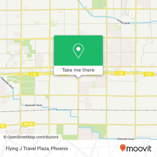 Flying J Travel Plaza map