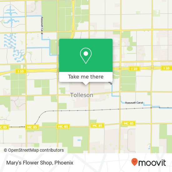 Mary's Flower Shop map