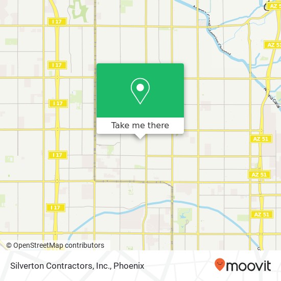 Mapa de Silverton Contractors, Inc.
