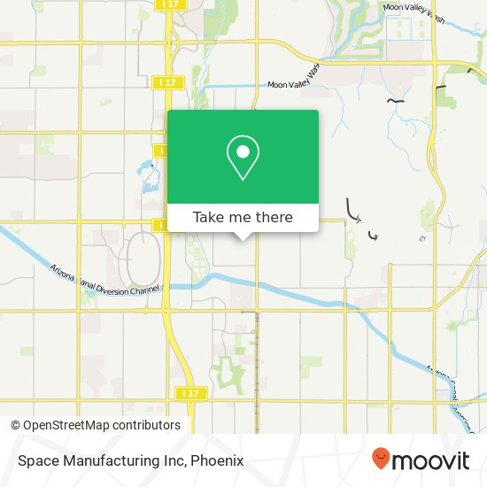 Space Manufacturing Inc map