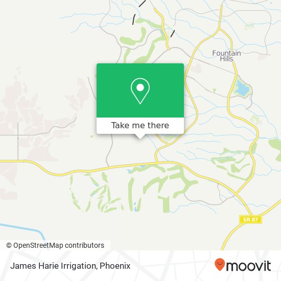 Mapa de James Harie Irrigation