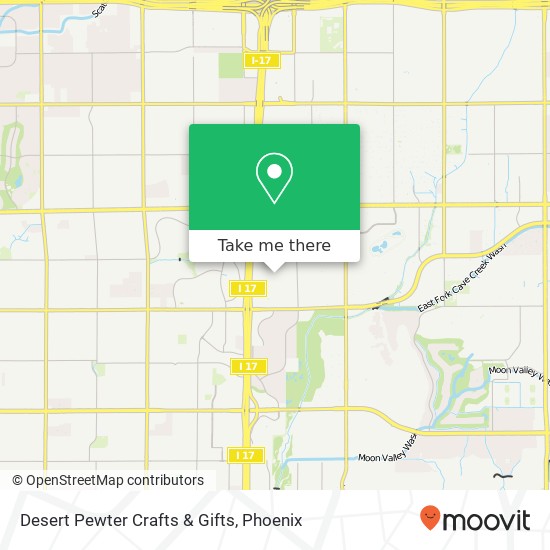 Desert Pewter Crafts & Gifts map