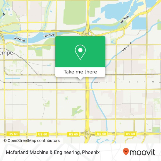 Mapa de Mcfarland Machine & Engineering