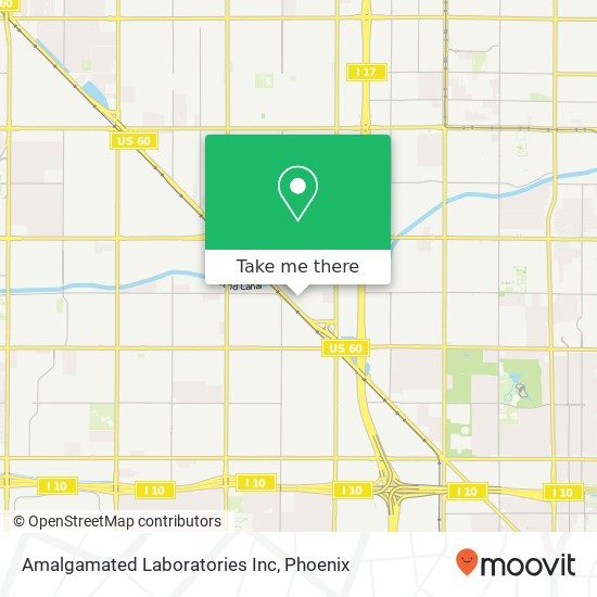 Amalgamated Laboratories Inc map