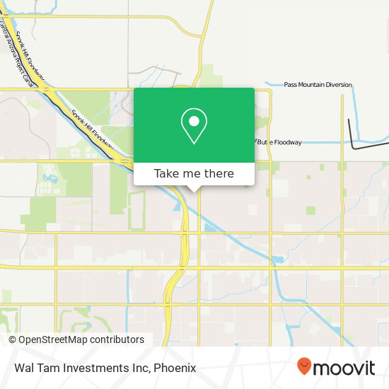 Wal Tam Investments Inc map