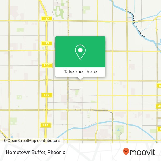 Hometown Buffet map