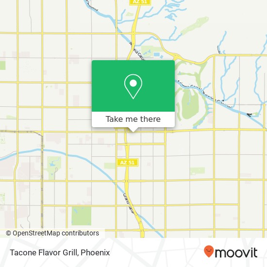 Mapa de Tacone Flavor Grill