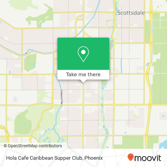 Mapa de Hola Cafe Caribbean Supper Club