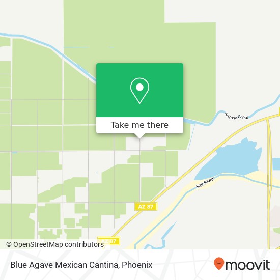 Mapa de Blue Agave Mexican Cantina