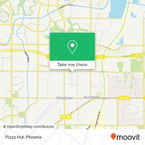 Pizza Hut map