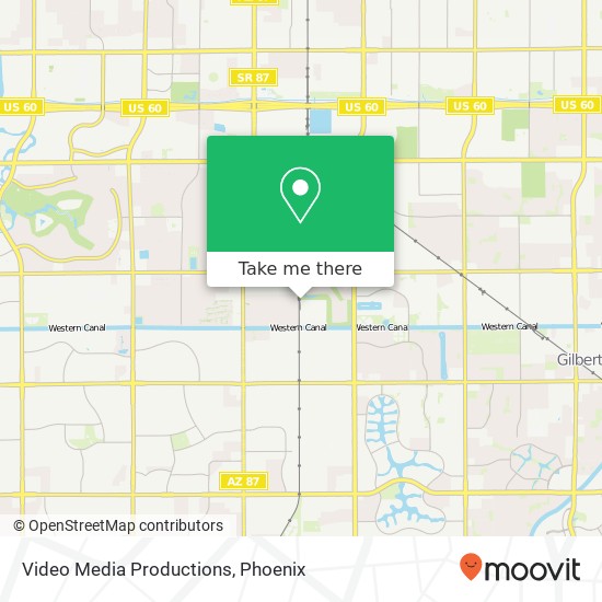 Video Media Productions map