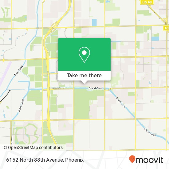 Mapa de 6152 North 88th Avenue