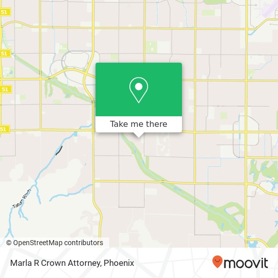 Marla R Crown Attorney map