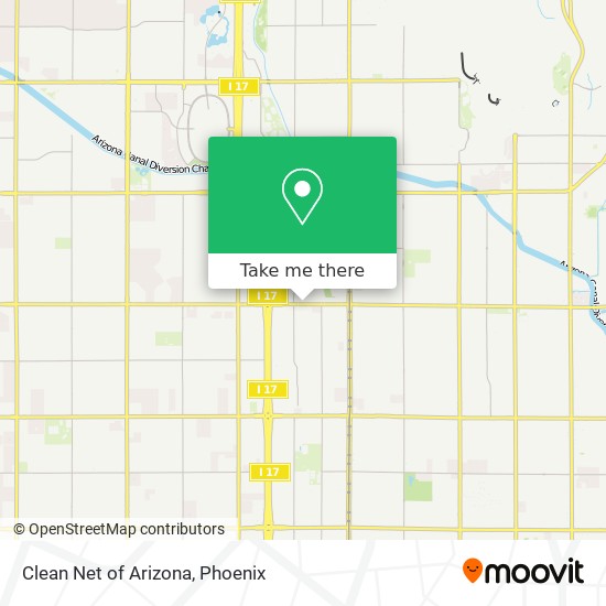 Clean Net of Arizona map