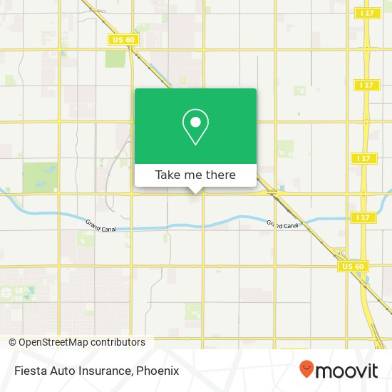 Fiesta Auto Insurance map