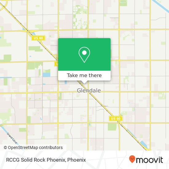 Mapa de RCCG Solid Rock Phoenix
