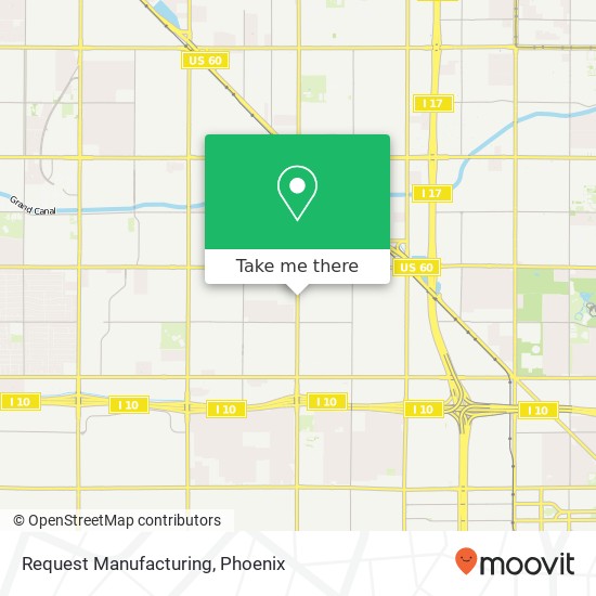 Mapa de Request Manufacturing