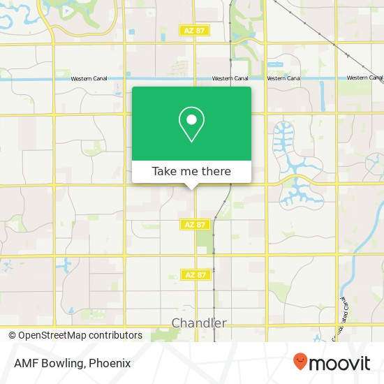 AMF Bowling, 1900 N Arizona Ave Chandler, AZ 85225 map