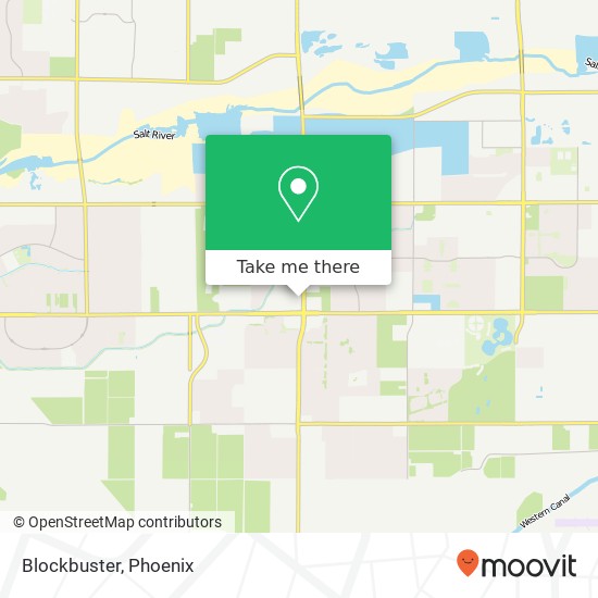 Mapa de Blockbuster, Laveen, AZ 85339