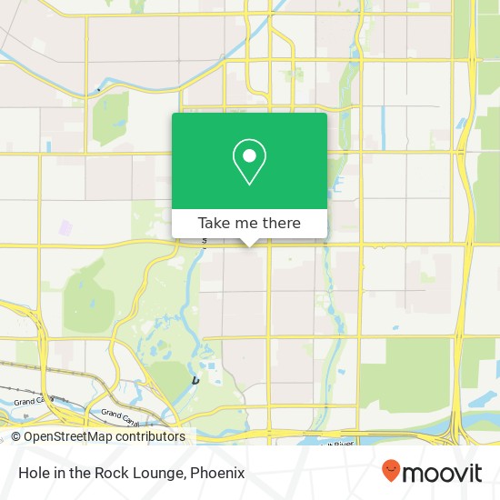 Mapa de Hole in the Rock Lounge