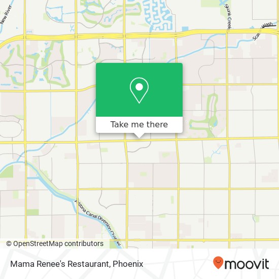 Mapa de Mama Renee's Restaurant, 5686 W Bell Rd Glendale, AZ 85308