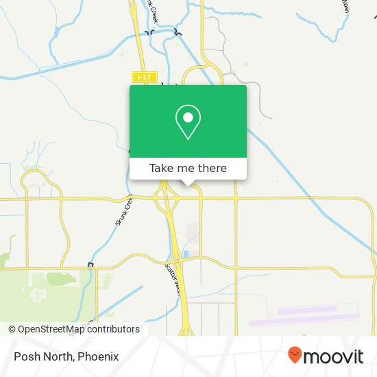 Mapa de Posh North, Phoenix, AZ 85085