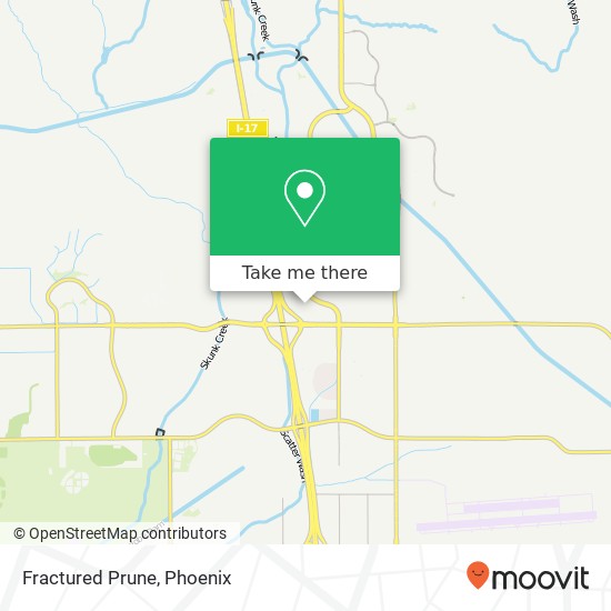 Mapa de Fractured Prune, Phoenix, AZ 85085