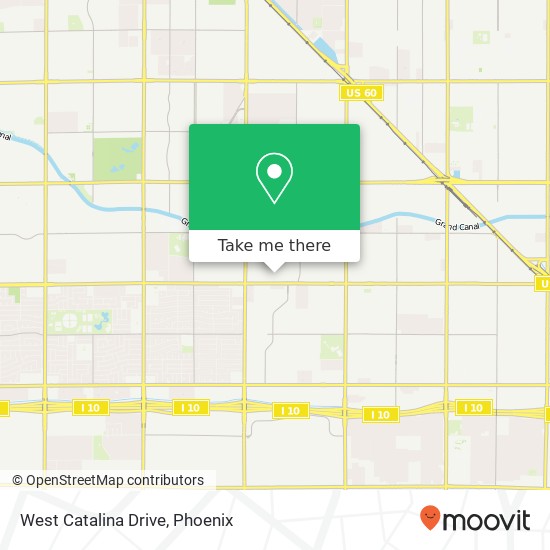 Mapa de West Catalina Drive