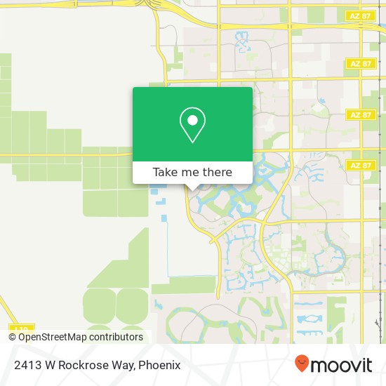 2413 W Rockrose Way map