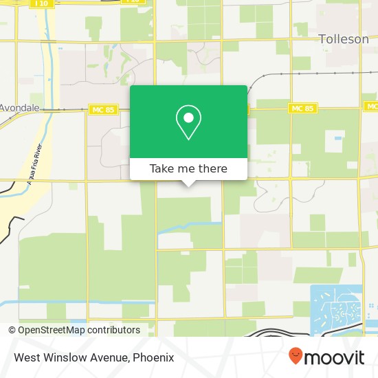 West Winslow Avenue map