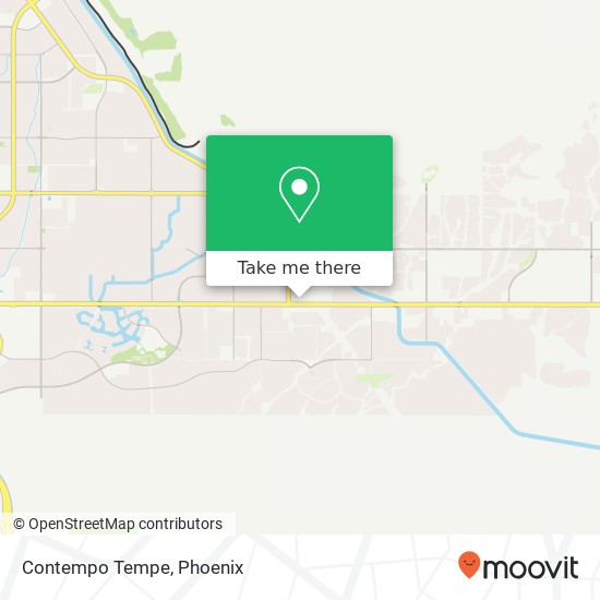 Contempo Tempe map