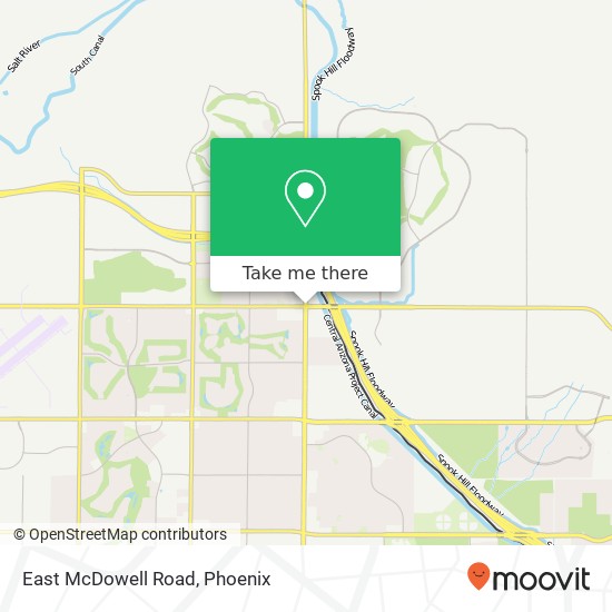 Mapa de East McDowell Road