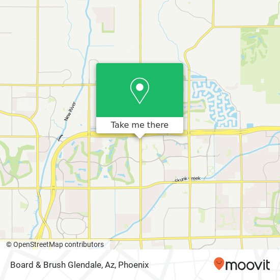 Board & Brush Glendale, Az map