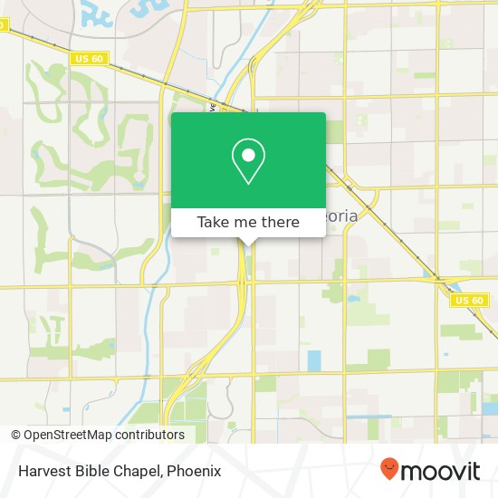 Harvest Bible Chapel map