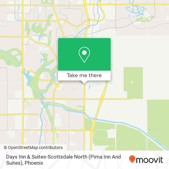Mapa de Days Inn & Suites-Scottsdale North (Pima Inn And Suites)