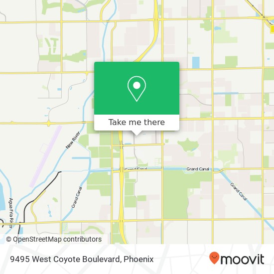 9495 West Coyote Boulevard map