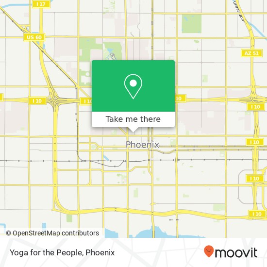 Yoga for the People map