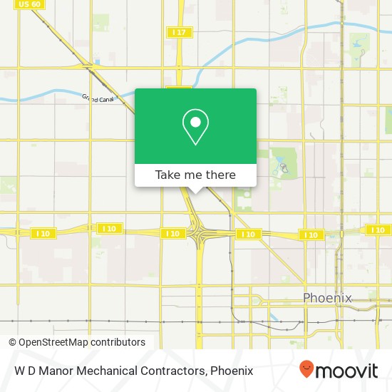 W D Manor Mechanical Contractors map