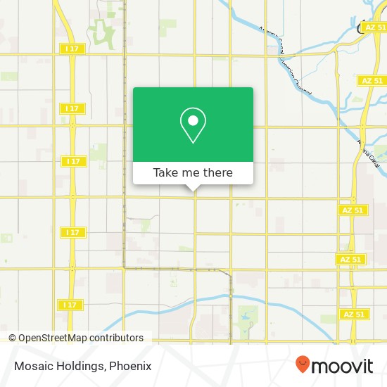 Mosaic Holdings map