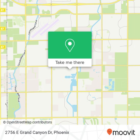 2756 E Grand Canyon Dr map