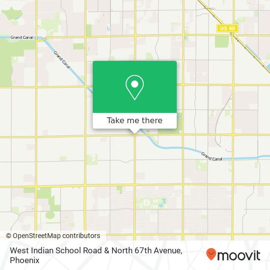 West Indian School Road & North 67th Avenue map