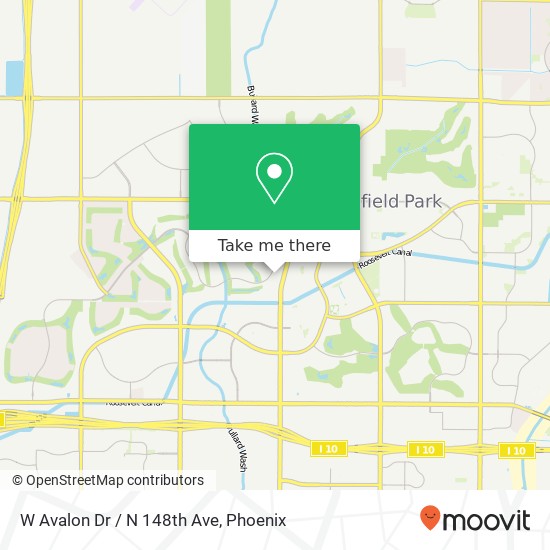 W Avalon Dr / N 148th Ave map